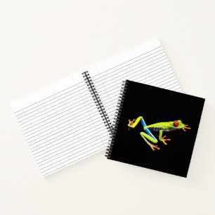 Red Eyed Painted Tree Frog Notebook
