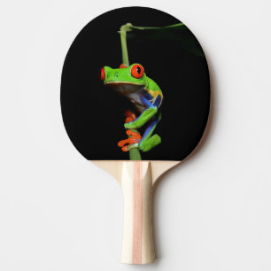Red Eyed Painted Tree Frog Ping Pong Paddle