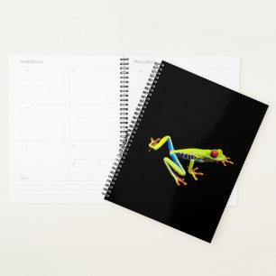 Red Eyed Painted Tree Frog Planner