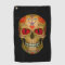 Red  Eyed Sugar Skull Zombie  Undead Golf Towels