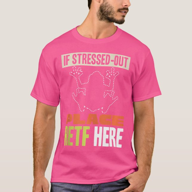 Red Eyed Tree Frog Amphibians Place Retf Here T-Shirt (Front)