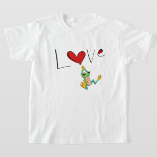 Red-Eyed Tree Frog and Heart T-Shirt