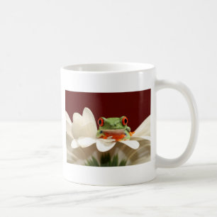 red eyed tree frog coffee mug