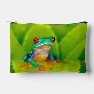 Red-eyed tree frog, Costa Rica Accessory Pouch