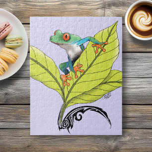 Red Eyed Tree Frog Jigsaw Puzzle