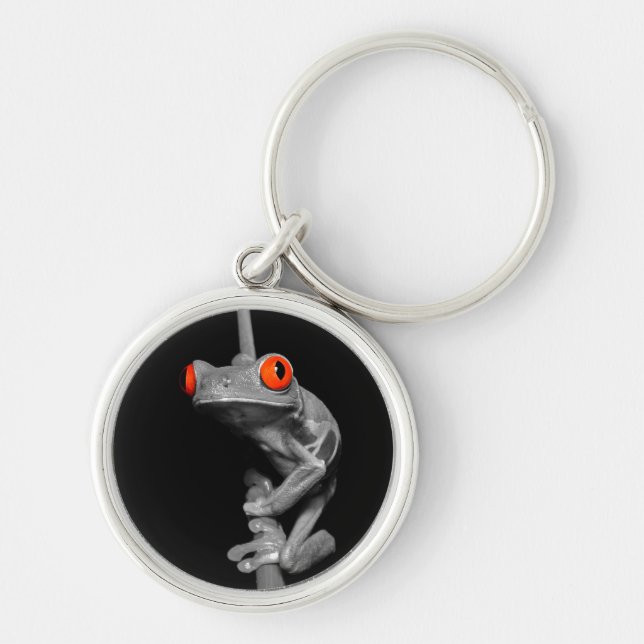 Red Eyed Tree Frog Key Ring (Front)