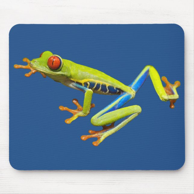 Red eyed tree frog mouse pad (Front)