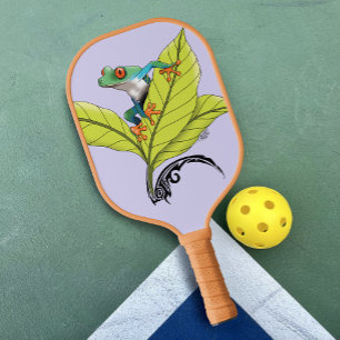 Red Eyed Tree Frog Pickleball Paddle