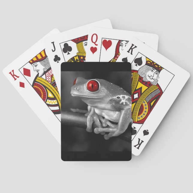 Red Eyed Tree Frog Playing Cards (Back)