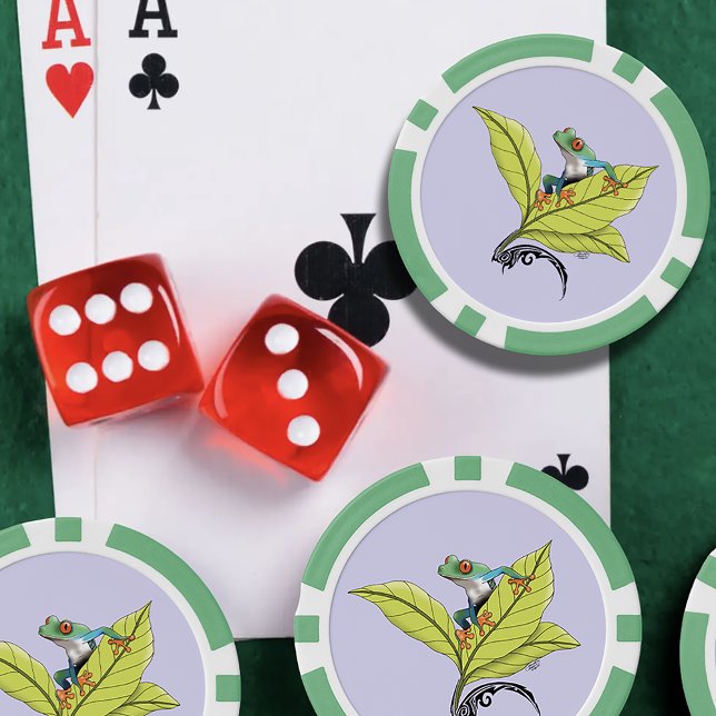Red Eyed Tree Frog Poker Chips (Creator Uploaded)
