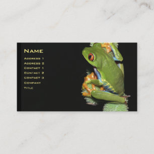 Red-eyed Tree Frog Profile Card - Customised