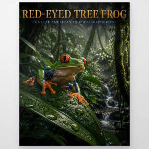 Red-Eyed Tree Frog Rainforest ANIMALS Postcard