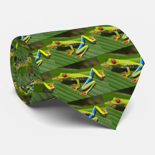 Red eyed tree frogs tie