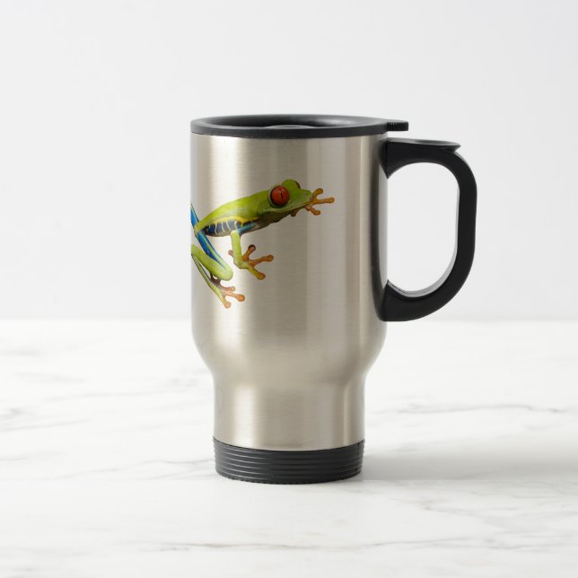 Red eyed tree frogs travel mug (Right)