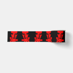 Red Face Lady Ribbon Grosgrain Ribbon