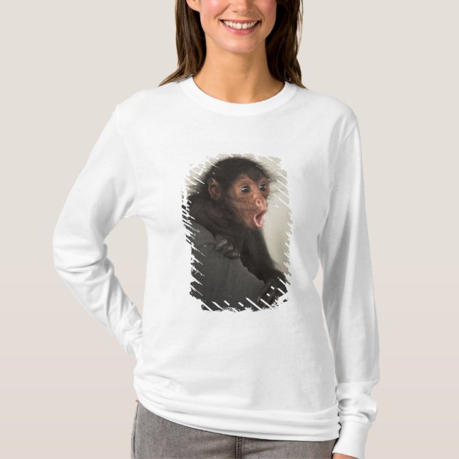 Red-faced Spider Monkey Ateles paniscus) T-Shirt (Front)