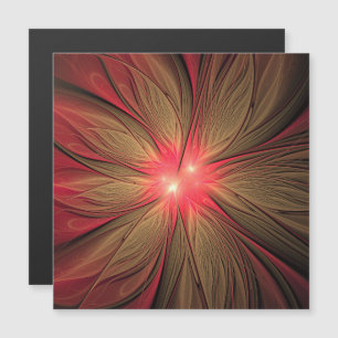 Red fansy fractal flower  
