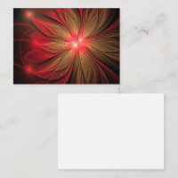 Red fansy fractal flower