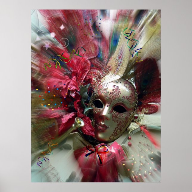 Red Fantasy Angel Poster (Front)