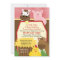 Red Farm Barnyard Baby Shower Invitation