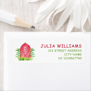 Red Farm House Birthday