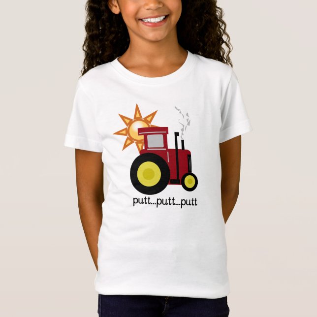 Red Farm Tractor T-shirts and Gifts (Front)