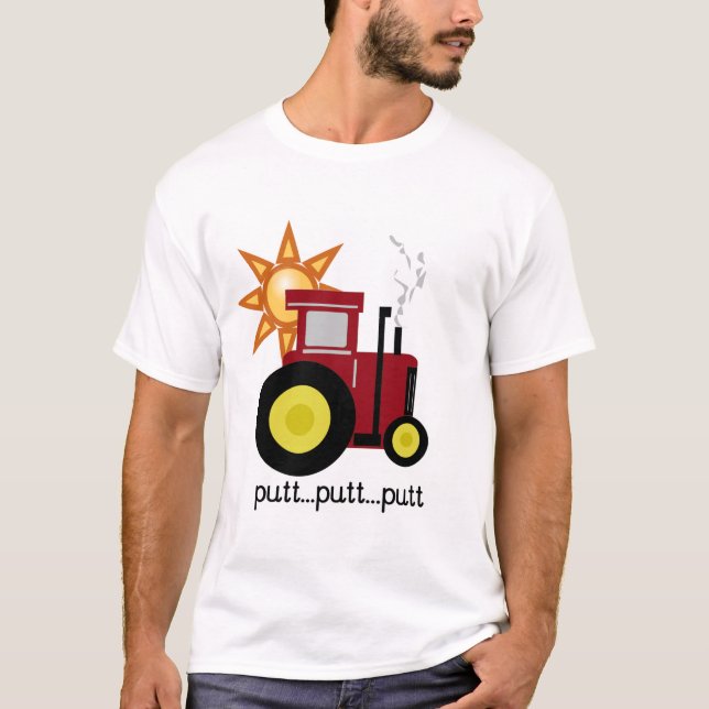 Red Farm Tractor T-shirts and Gifts (Front)