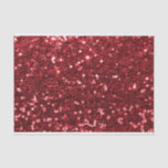 Red Faux Glitter Tissue Paper<br><div class="desc">Glamourous large red faux glitter.
PLEASE NOTE:  These are flat printed graphics - no raised parts.</div>