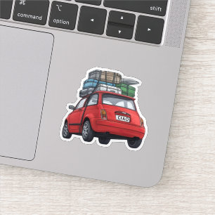 Red Fiat Car