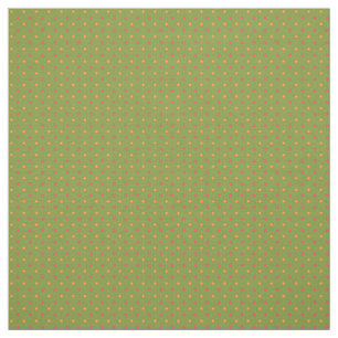 Red Field Poppies Snazzy Polka Dots Fabric