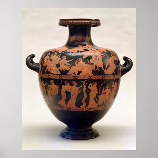Red-figure hydria by the Medias Painter, Poster (Front)