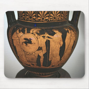 Red-figure krater mouse pad