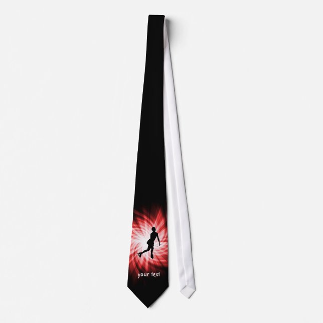 Red Figure Skating Tie (Front)