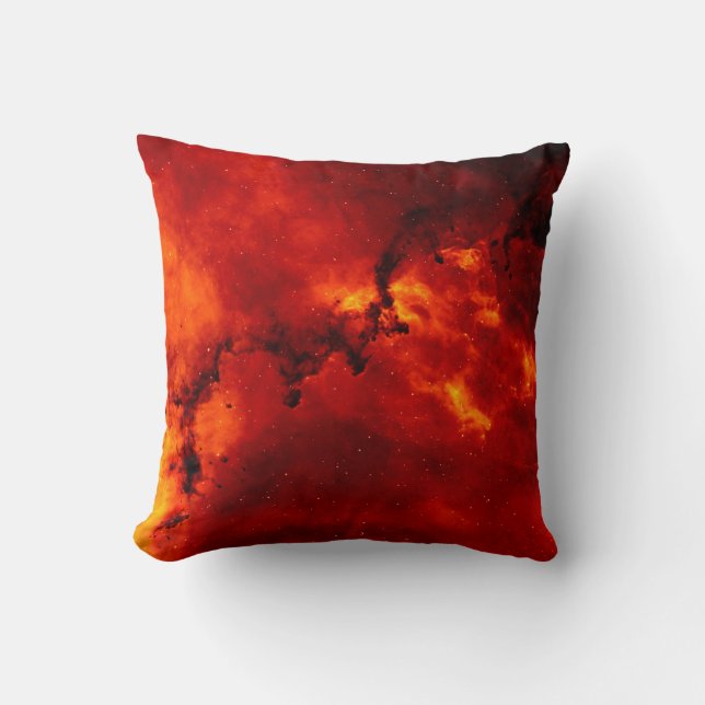 Red Fire Cosmos Cushion (Front)
