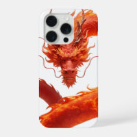 Red Fire Dragon Art | Mythical Flame Dragon Design