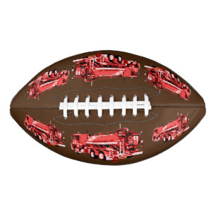 Red Fire Engine Oil Paint, Football