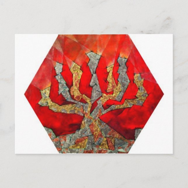 Red Fire Postcard (Front)