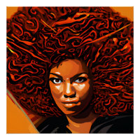 Red Fire Starter African Women Black Melanin Sista