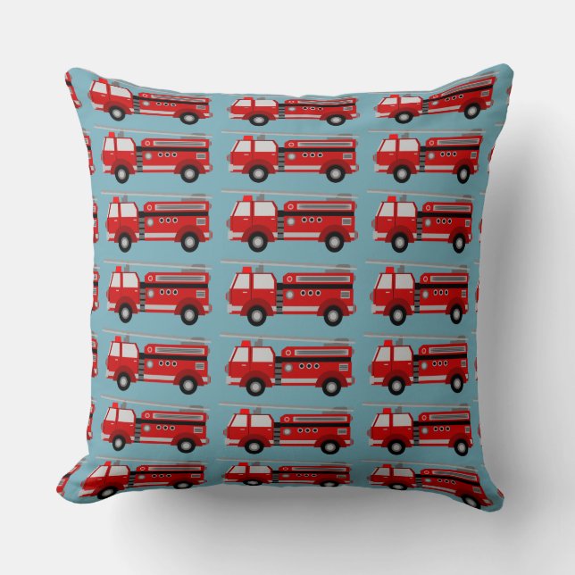 Red Fire Truck Cushion (Front)