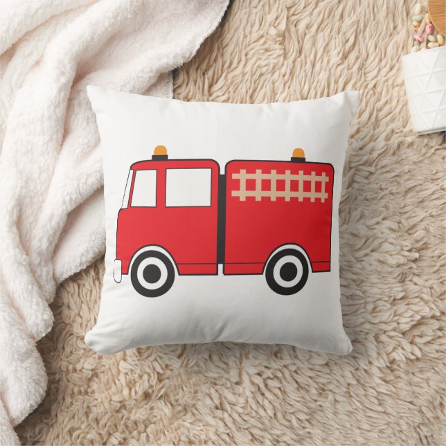 Red Fire Truck Cushion (Blanket)
