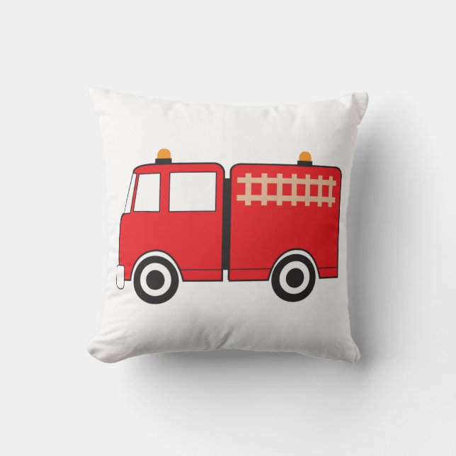 Red Fire Truck Cushion (Front)