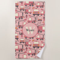 Red Firetrucks Firefighter Kids Personalised