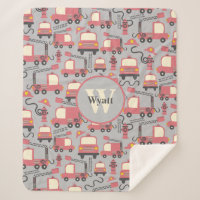 Red Firetrucks Firefighter Kids Personalised