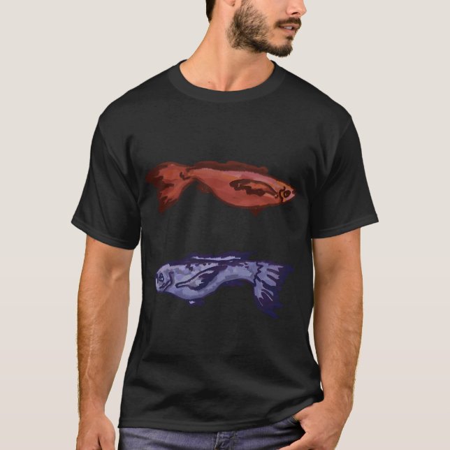 red fish blue fish T-Shirt (Front)
