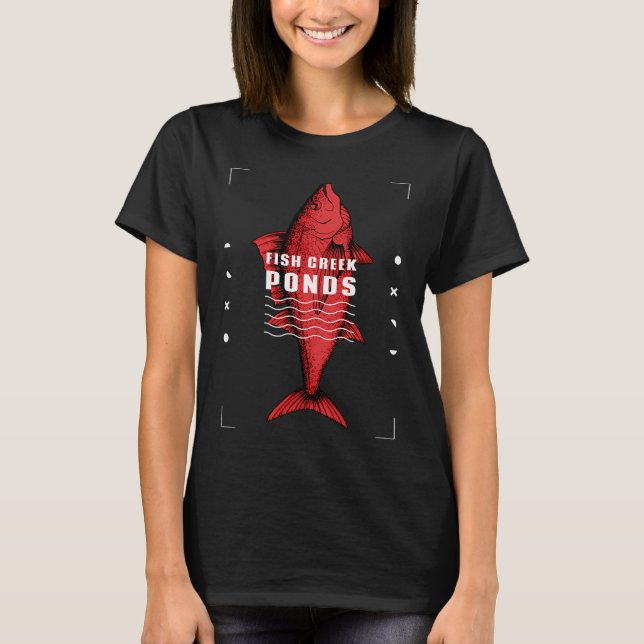 Red Fish Creek Ponds T-Shirt (Front)