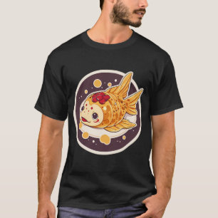 Red Fish-Shaped Taiyaki T-Shirt