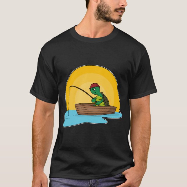 Red Fishing Boat T-Shirt (Front)