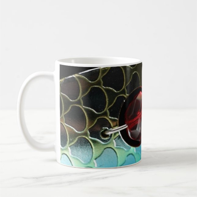 Red Fishing Lure Mug (Left)