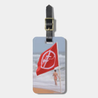 Red Flag on the Beach  --  Florida 