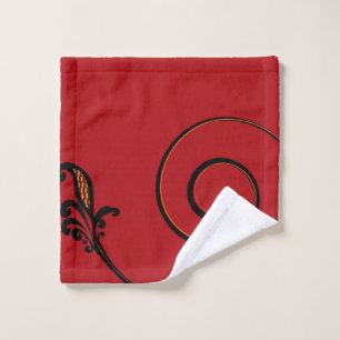 Red Flair Bathroom Set